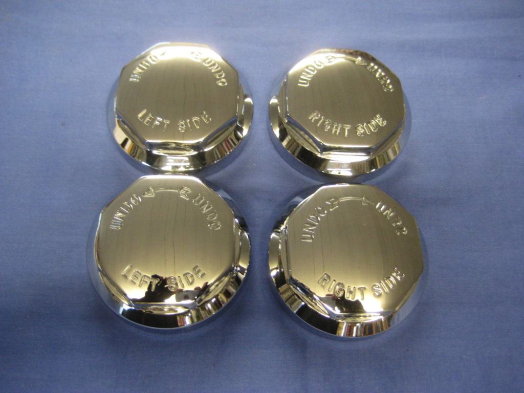 SPIN5MW SET OF 4 OCTAGON MG LOGO SPINNERS 8TPI & METAL WRENCH - Image 2