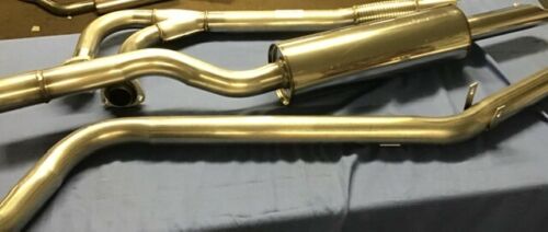 MG-360 MGC STAINLESS STEEL EXHAUST SYSTEM (SINGLE BACK BOX)