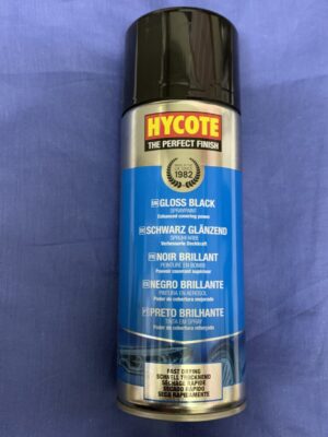 UK0272 GLOSS BLACK AEROSOL PAINT 400ML