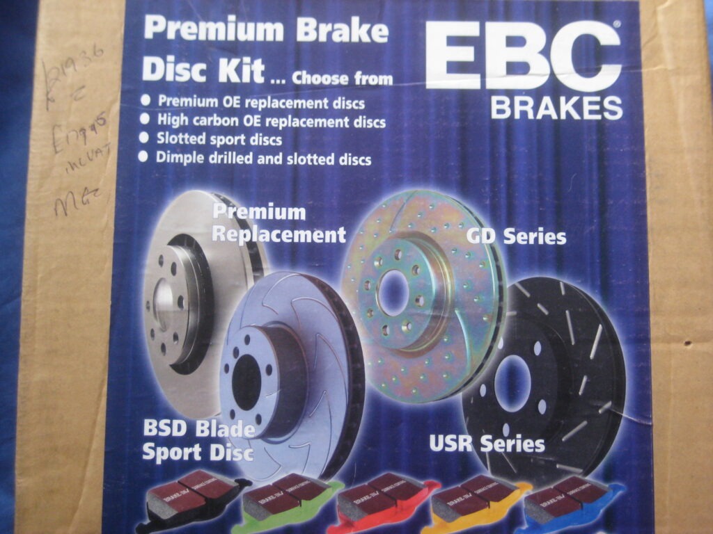 MGC EBC DRILLED & GROOVED BRAKE DISCS PAIR GD207 MGC
