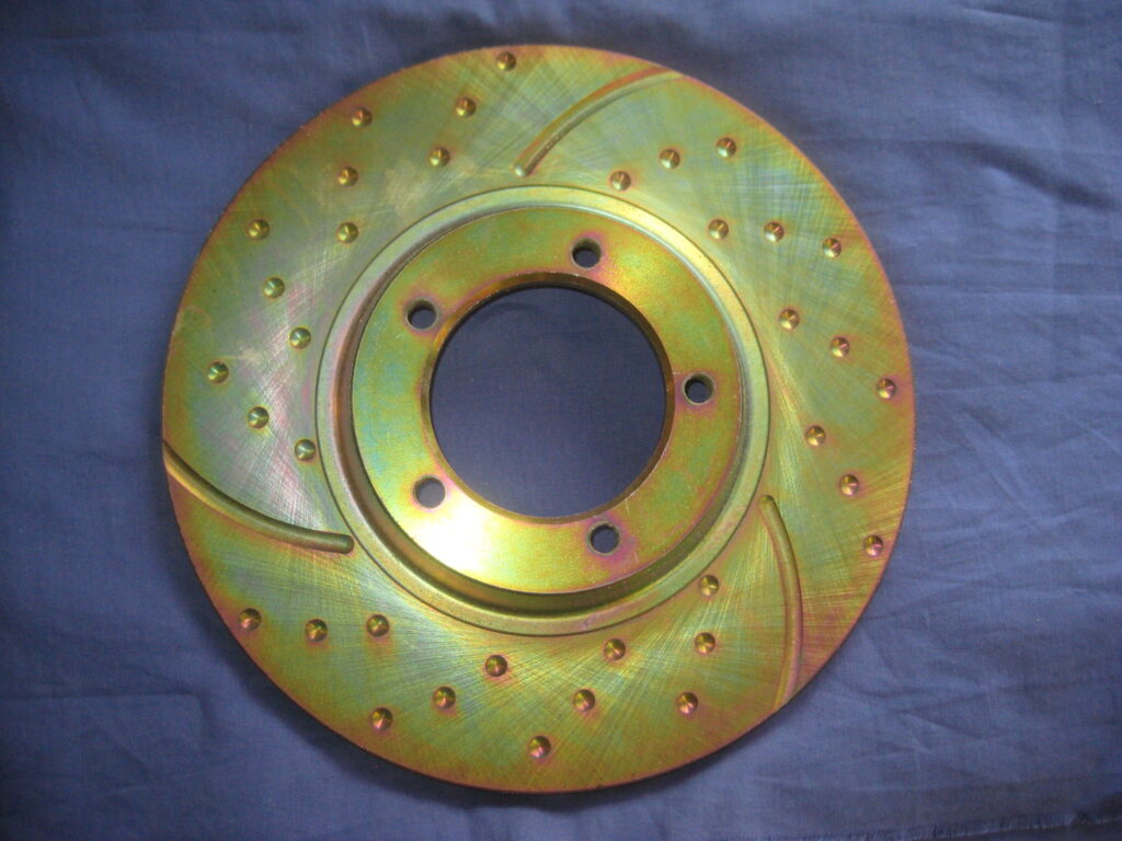 MGC EBC DRILLED & GROOVED BRAKE DISCS PAIR GD207 MGC - Image 2