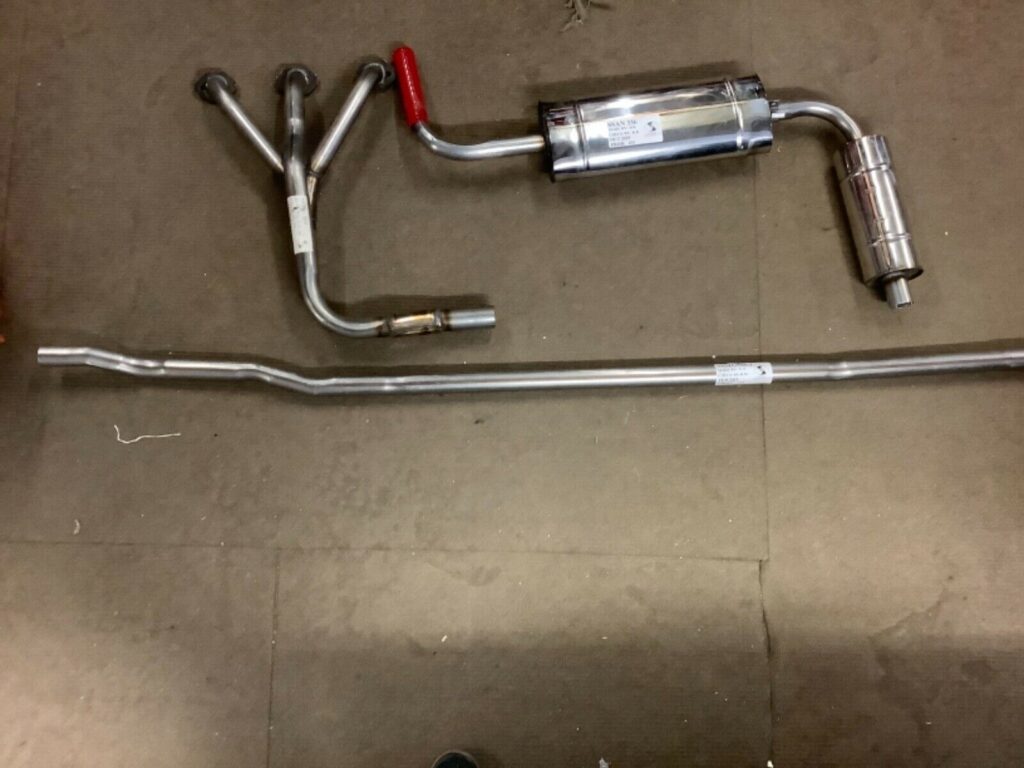 BO36A MIDGET 1275 STAINLESS STEEL 3 BRANCH MANIFOLD & EXHAUST SYSTEM
