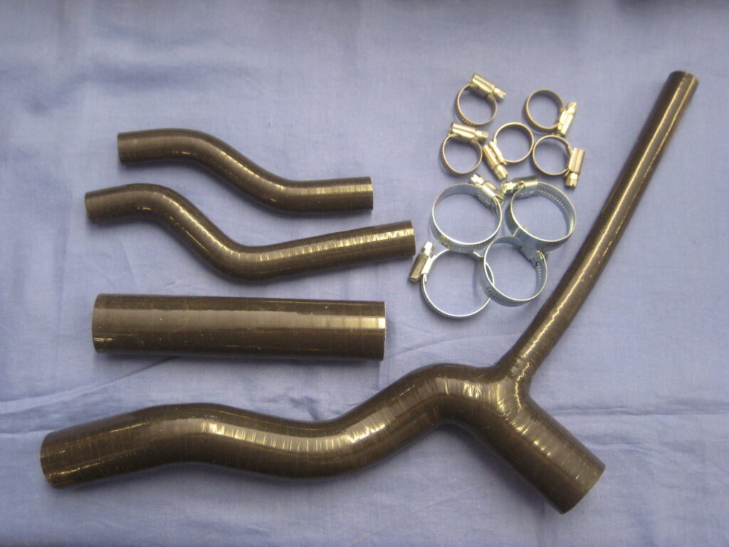 MGB REVOTEC SILICONE HEATING & COOLING WATER HOSE KIT INC CLIPS 1962-1976 SILICONE