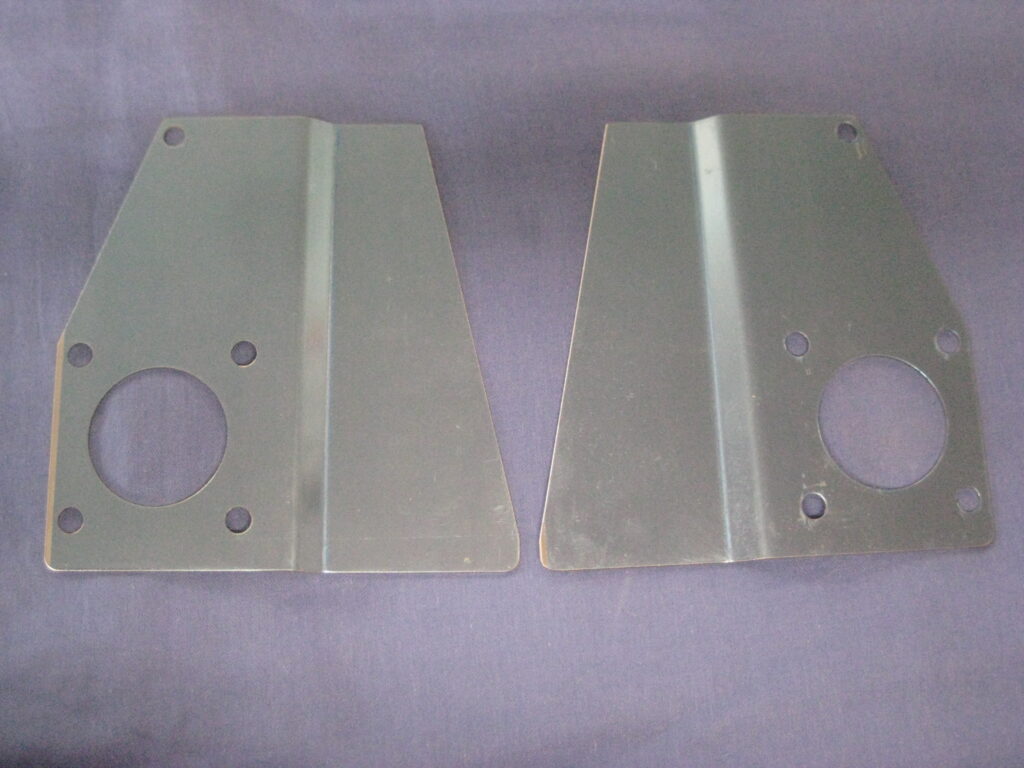 TMG1714 MGB 1" 3/4 CARB HEATSHEILDS S/S PAIR