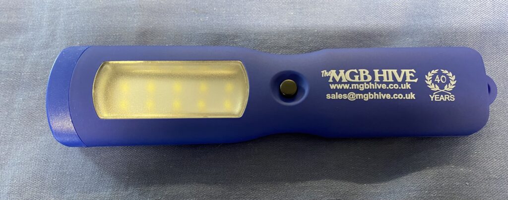 BHIVE4 SOFT TOUCH MGB HIVE LED TORCH FLASHLIGHT VERY BRIGHT GREAT FOR ENGINE BAY