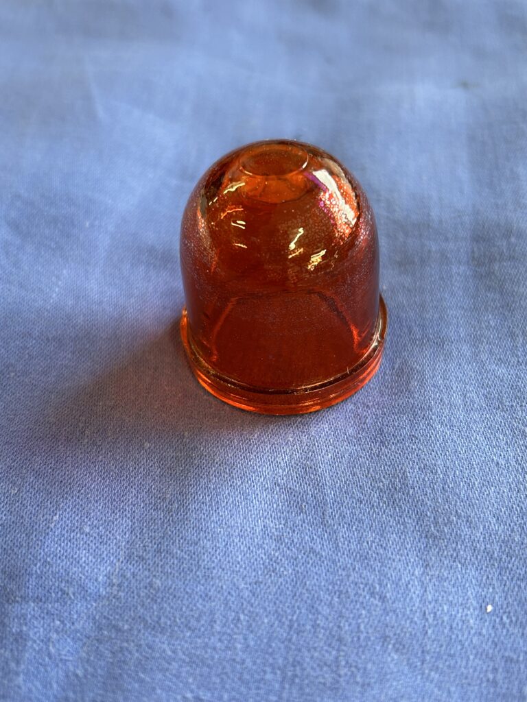 57H5156 MIDGET 1275 ORANGE / AMBER INDICATOR GLASS FILTER