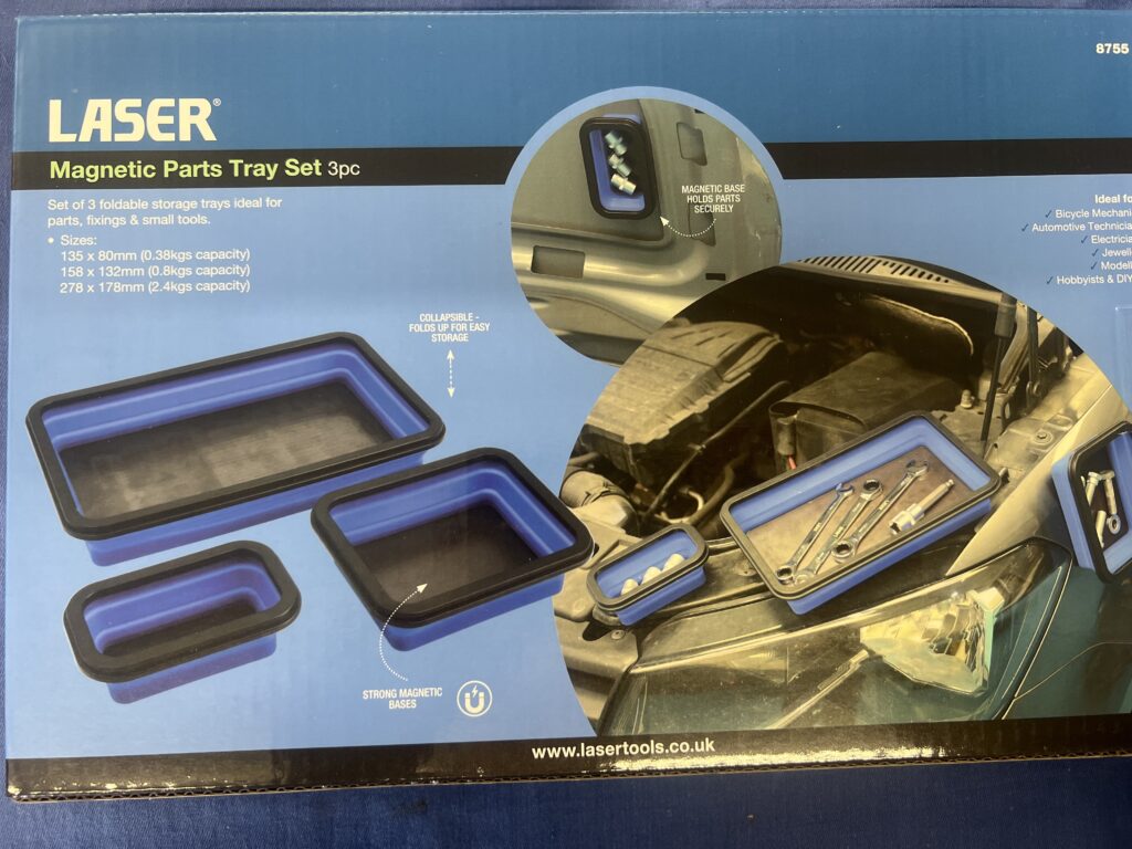 Magnetic parts tray set of 3 Great Gift LASER 8755 - Image 2