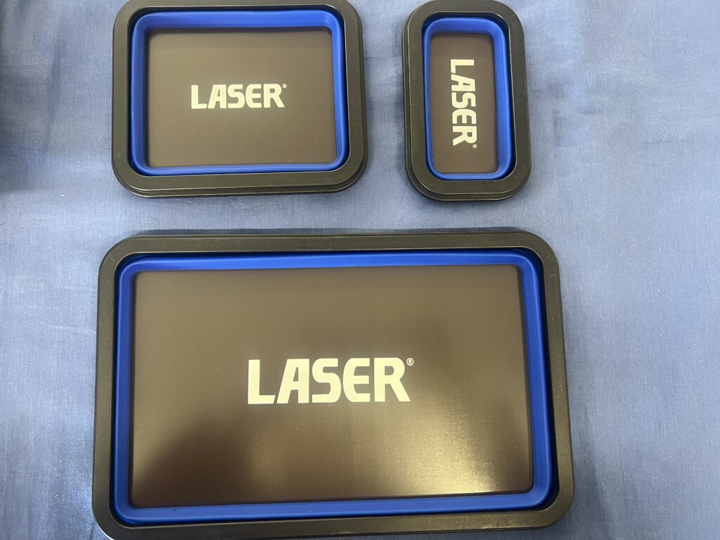 Magnetic parts tray set of 3 Great Gift LASER 8755