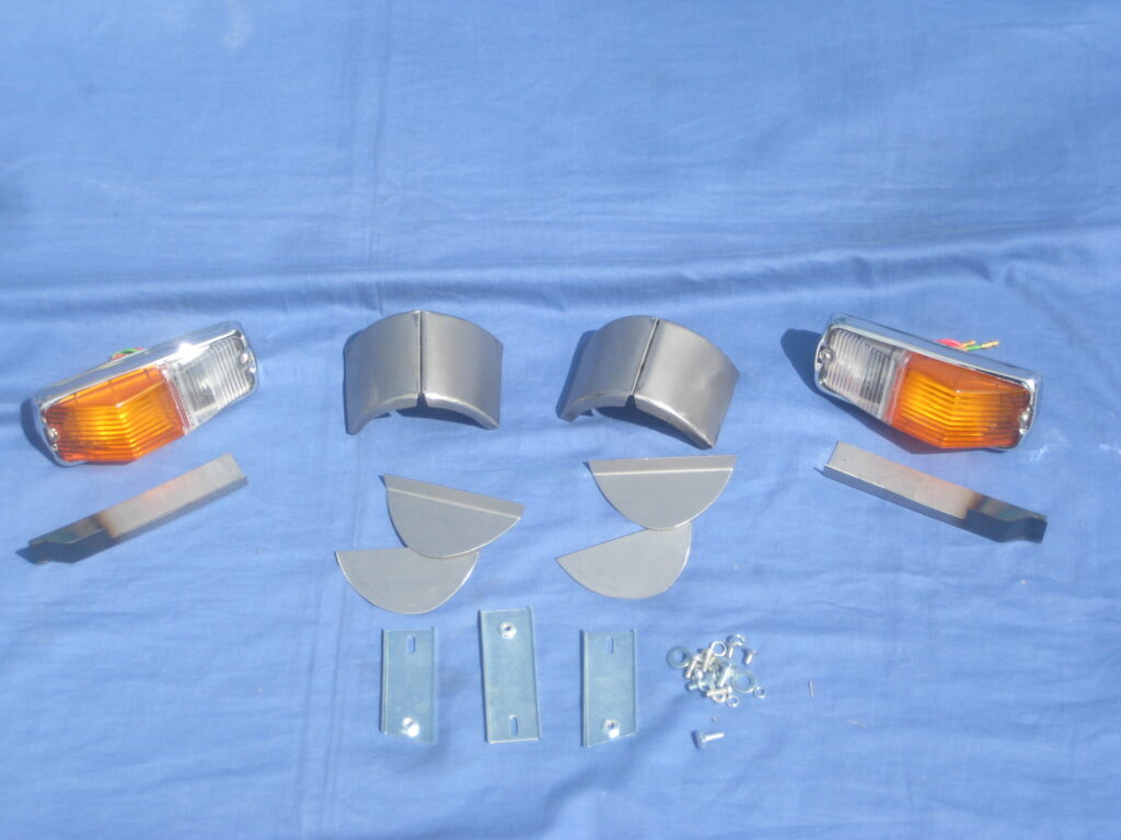 SBCKC MGB RUBBER BUMPER TO SEBRING LOOK CONVERSION KIT WITH CHROME SLATTED GRILL - Image 2