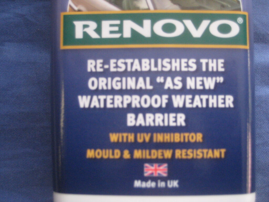 RNUPC050 RENOVO ULTRA WATER PROOFER FOR CLOTH HOODS 500ML - Image 2