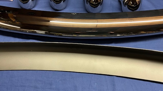 AHH6208/61SS MGB S/S FRONT & REAR BUMPER & OVERIDER SET - Image 4