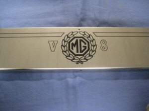 MB49/V8 PAIR STAINLESS STEEL V8 THRESHOLD PLATES