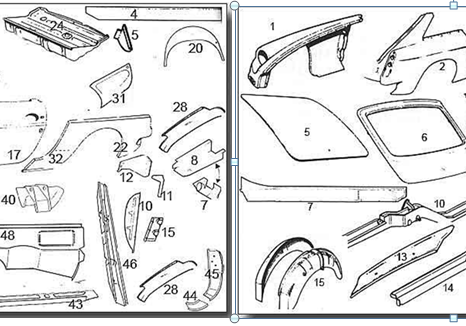 MGB Body Panels