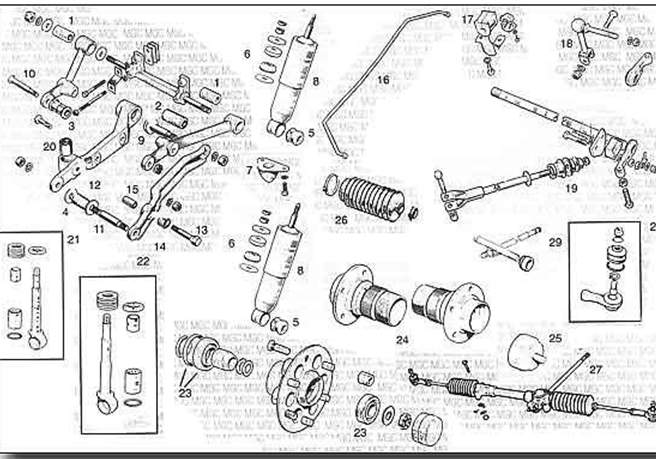 MGC Front Suspension